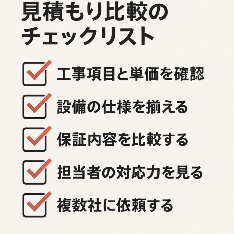 リフォーム費用はこう変わる！京都での見積もり比較のコツ
