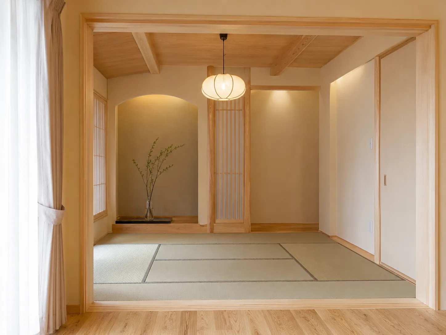 京都で快適性を高めた和室リフォームの完成イメージ
