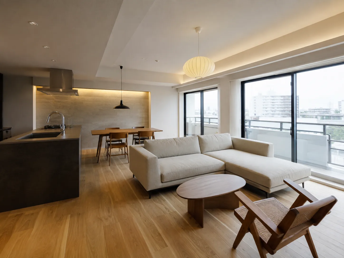 京都市東山区のマンションリノベーション完成後の全景