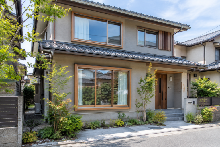 京都の住宅リフォームをイメージする戸建住宅の外観